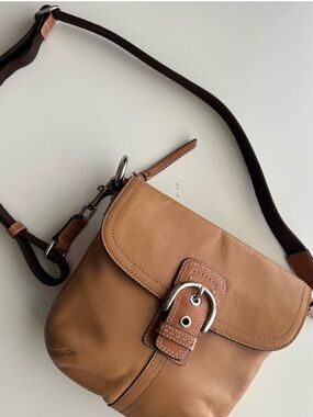 Vintage Coach Y2K Soho Leather Crossbody Bag